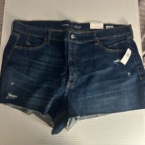 Old Navy Women's Dark Blue Jean Shorts